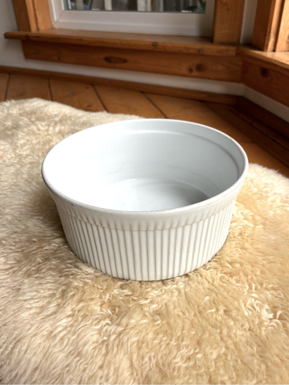Vintage French Soufflé Casserole